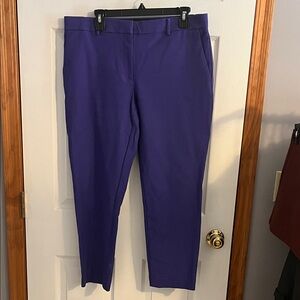 Ann Taylor Vibrant Purple Trousers